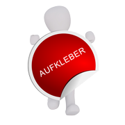 Aufkleber, Plakate und Sticker